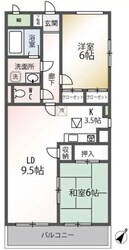 グレーシャス市川の物件間取画像